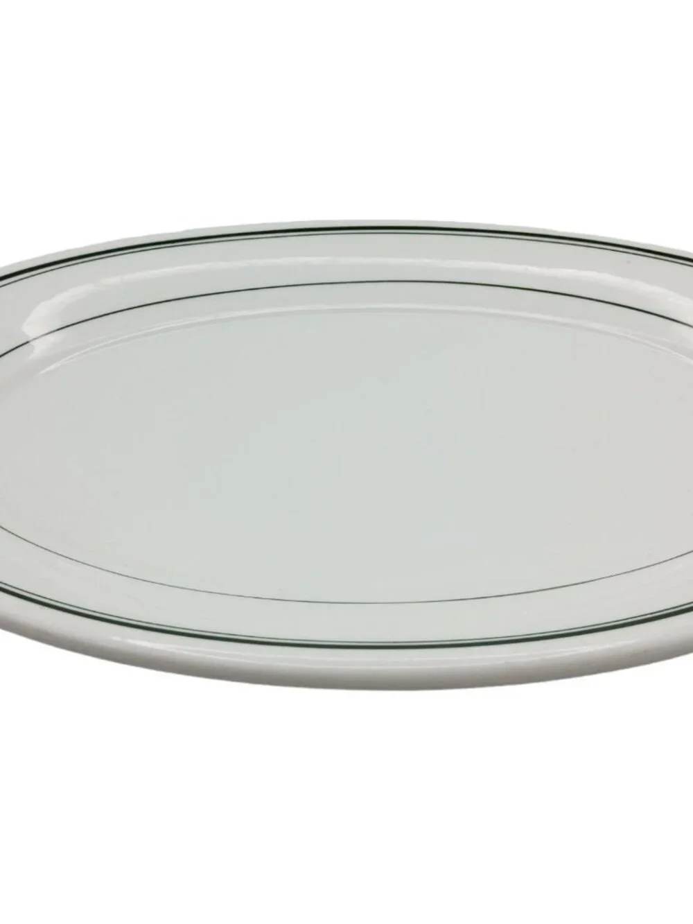 vintage homer laughlin best china green trim 12.25